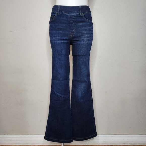 SPANX Spanxshape‎ Everywear Flare Jeans Authentic Blue Size Medium - Picture 3 of 12